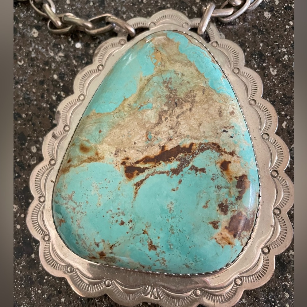 **Turquoise Statement Necklace** - Picture 3 of 6